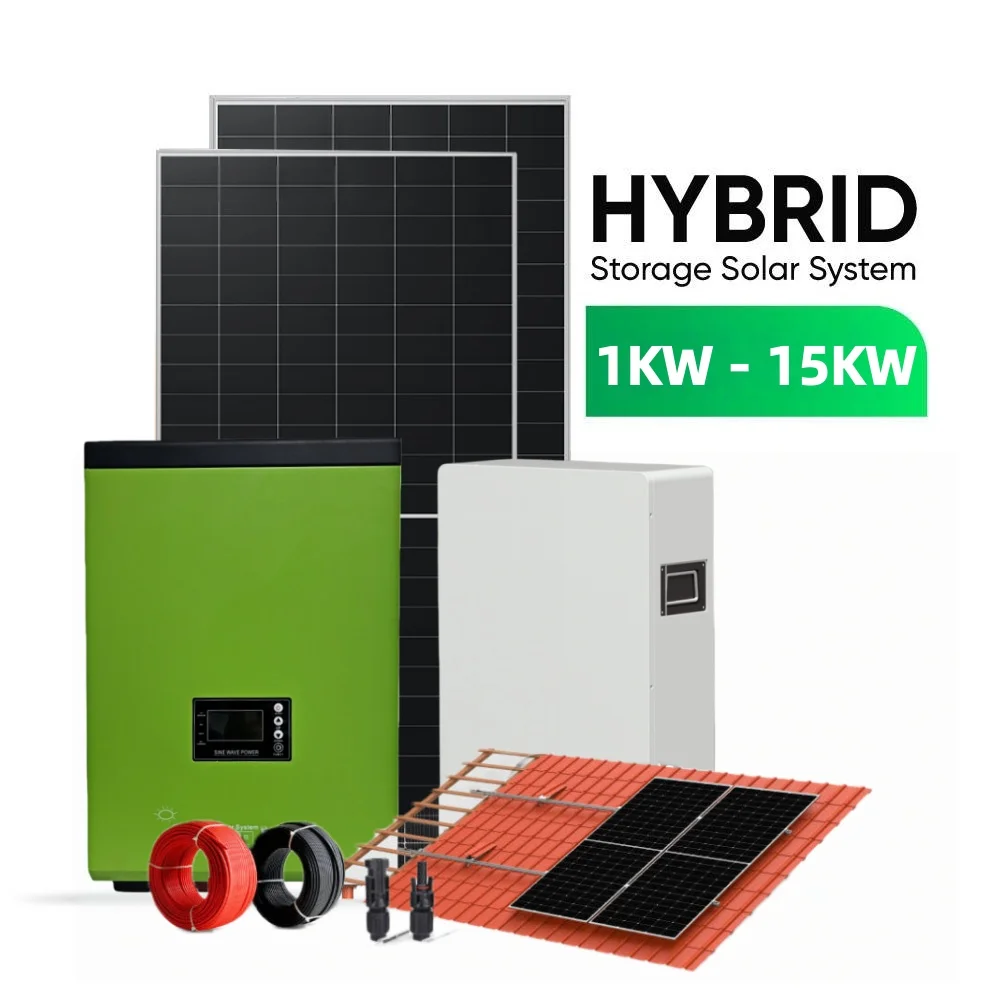 Complete Set Solar Panel Power System 1KW 3KW 5KW 10KW 15KW Residential Hybrid Off Grid Solar Energy System Full Kit