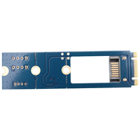 ABNRR M2 SATA Adapter Convert Card B-M KEY M.2 NGFF SATA SSD to 7Pin Adapter Board Card Support 2242 2260 2280 Main Board