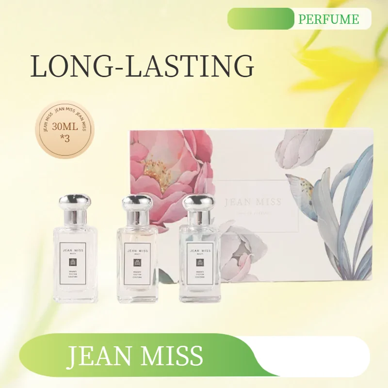 

90ml Women's Floral Perfume Gift Set (3pcs) Long-Lasting High Quality Fragrance Set