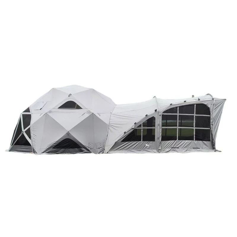 

5M Four Seasons with Extended Bedroom Tent Outdoor Camping Extended Bedroom Multiplayer Tent
