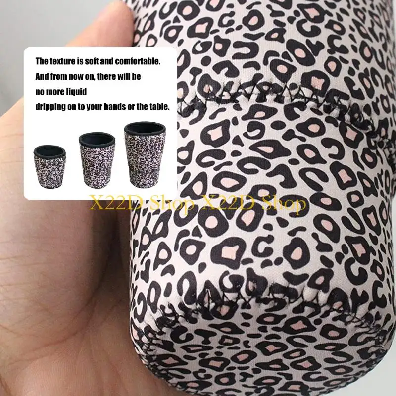X22D Global Pattern Cup Sleeve Warm Insulated Recyclable Cover Accommodates Most Drink Canisters