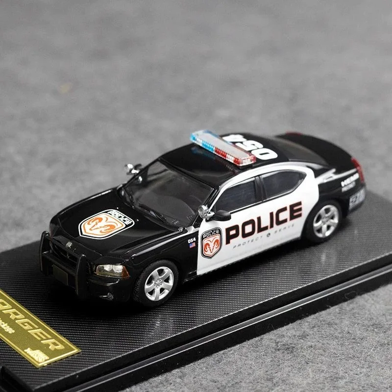 

Rollin 1:64 Dodge Charger New York Police Car painting Foshan Exhibition Limited edition alloy car model