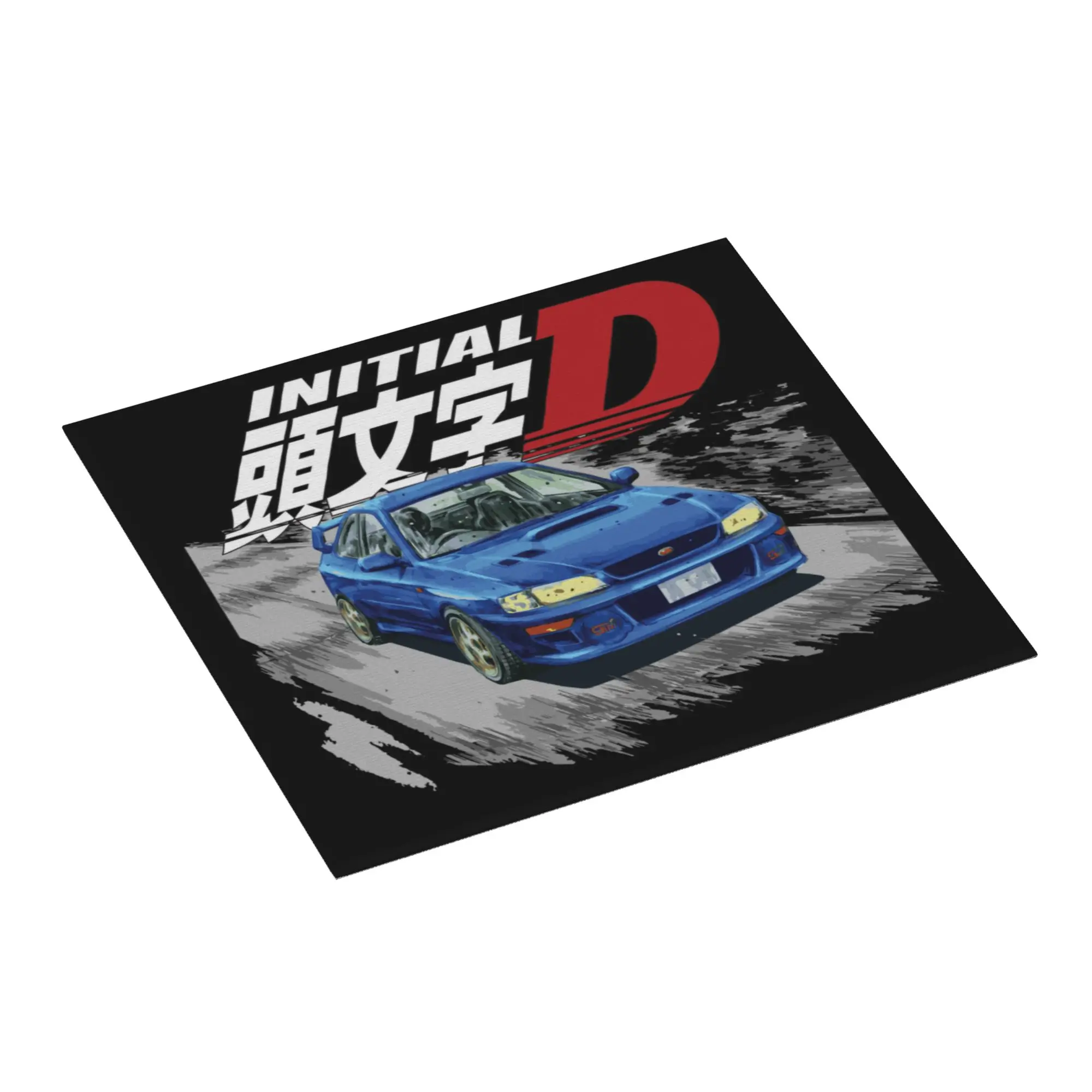 Anime Initial D Mountain Drift Racing Non Slip Kitchen Counter Protector Mat Barware Tableware Reusable  Drying Mat For Kitchen
