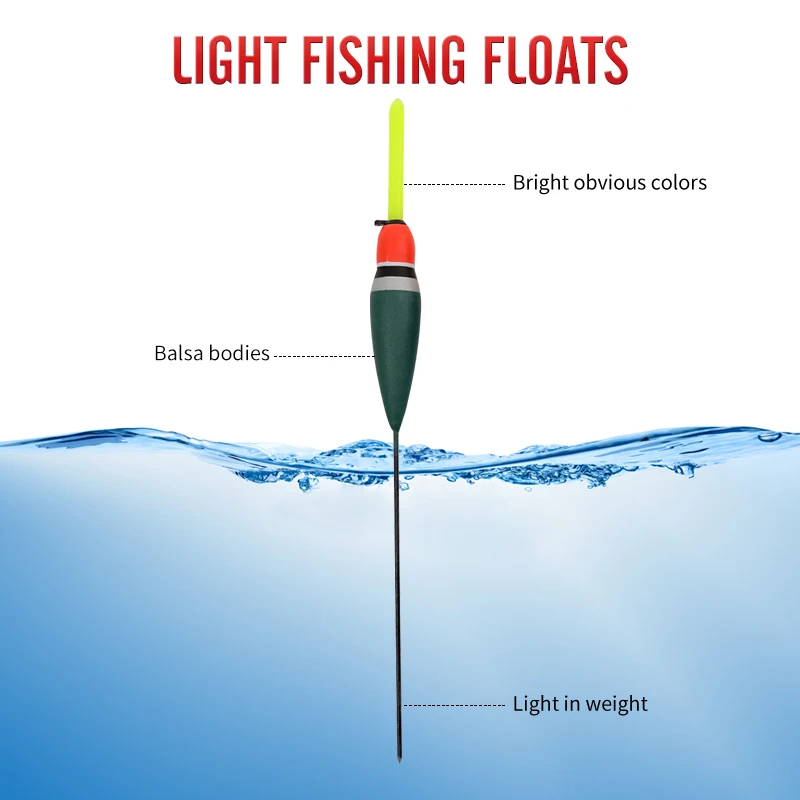 Flotadores verticales largos para pesca de carpa en el mar - imagen 4