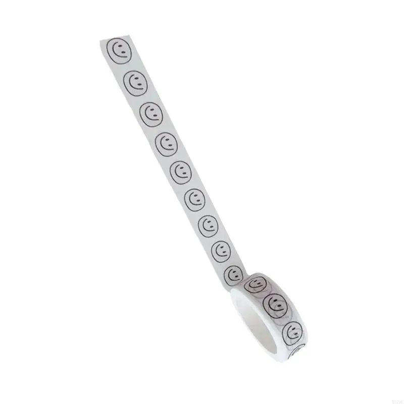 W89C شريط التقنيع الجمالي الابتسام الوجه تحت عنوان شريط سكرابوكينغ الشريط الزخرفي