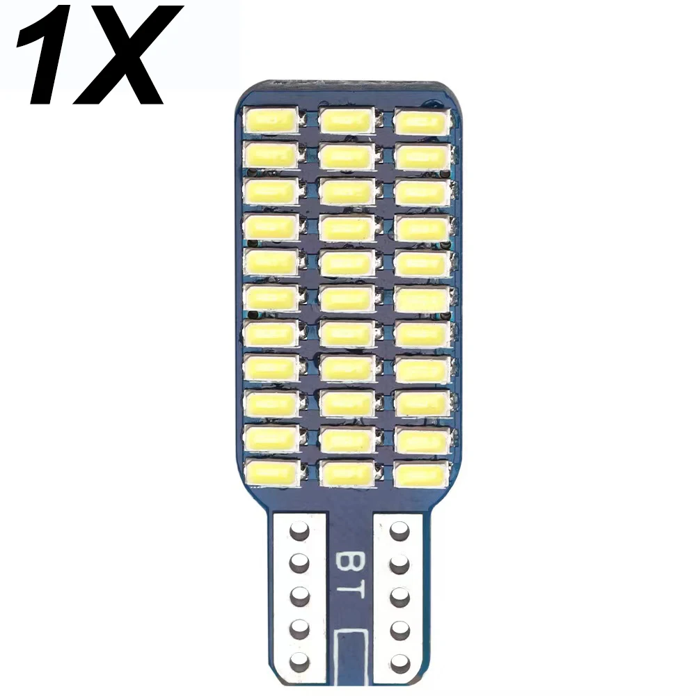 

1pcs T10 192 194 168 W5W LED Bulbs 3014 33SMD Car Tail Lights Dome Clearance Lamp 4300K 5000K Warm White White Ice Blue 12V