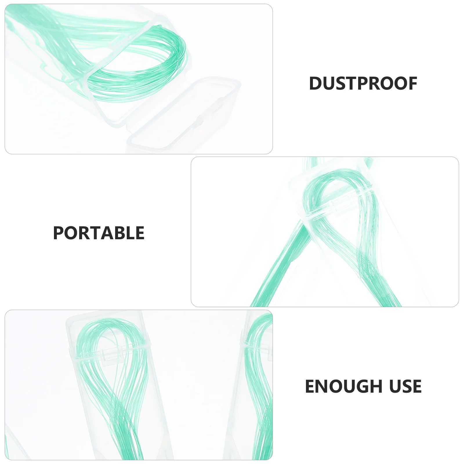 Nylon Floss Threaders para aparelhos e cuidados dentários, Higiene Oral Eficaz, Fácil de Usar, 6 Caixas