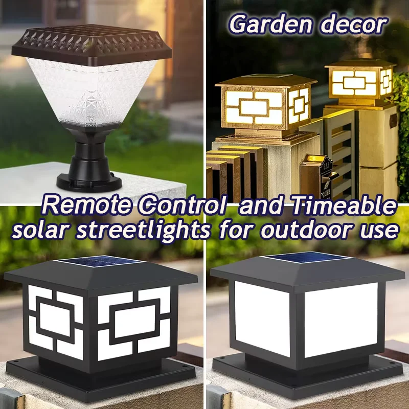 屋外-led-ソーラーライト-ip65-防水ガーデンライト自動スイッチウォールライト裏庭調光時間制限付きソーラーフェンスポストランプ装飾