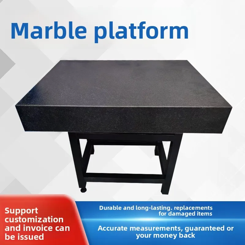 Class 00 High Precision Black Granite Surface Plate with Bracket for CMM Measurement Laboratory Inspection