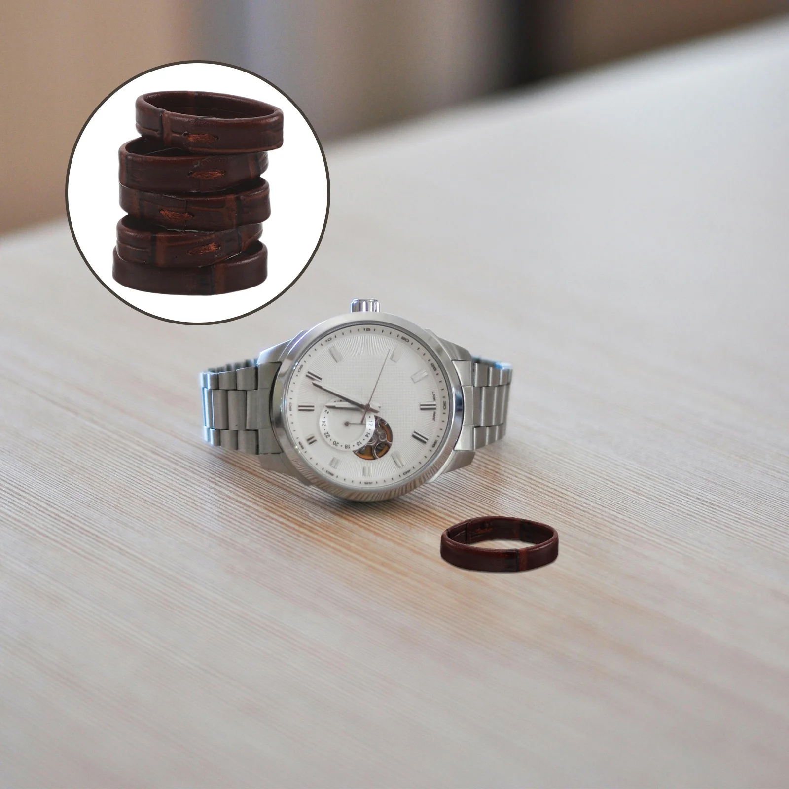 

10Pcs Watch Strap Rings Comfortable Fit Universal Compatibility 20Mm Wristband Fastener Replacement Watch Strap Holder