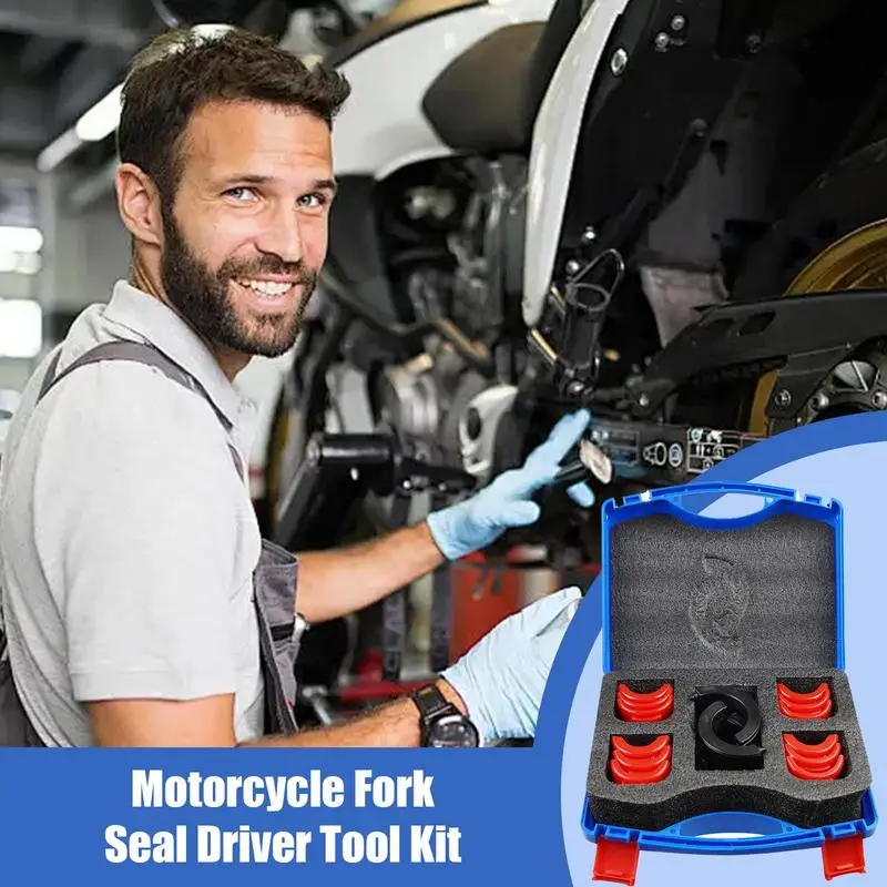 

Fork Seal Driver 14X Auto Seal Driver Kit Motorcycle Tools Bearing Race And Seal Driver Set with Adapters Seal Installer Bearing