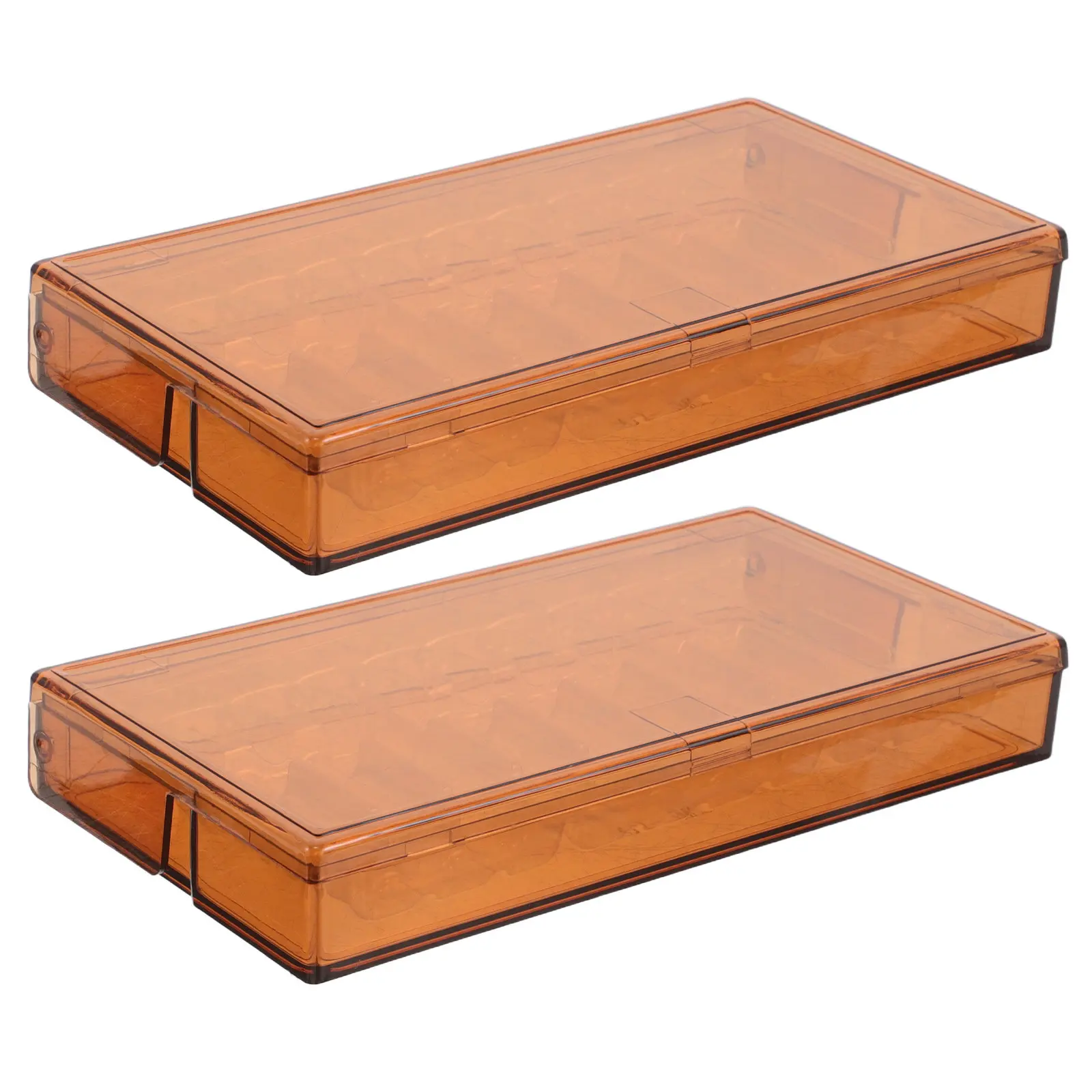 2Pcs Lightproof Storage Box Portable 2Ml Vial Case Ampoule Organizer Insulin Peptide Storage Emergency Supply Holder