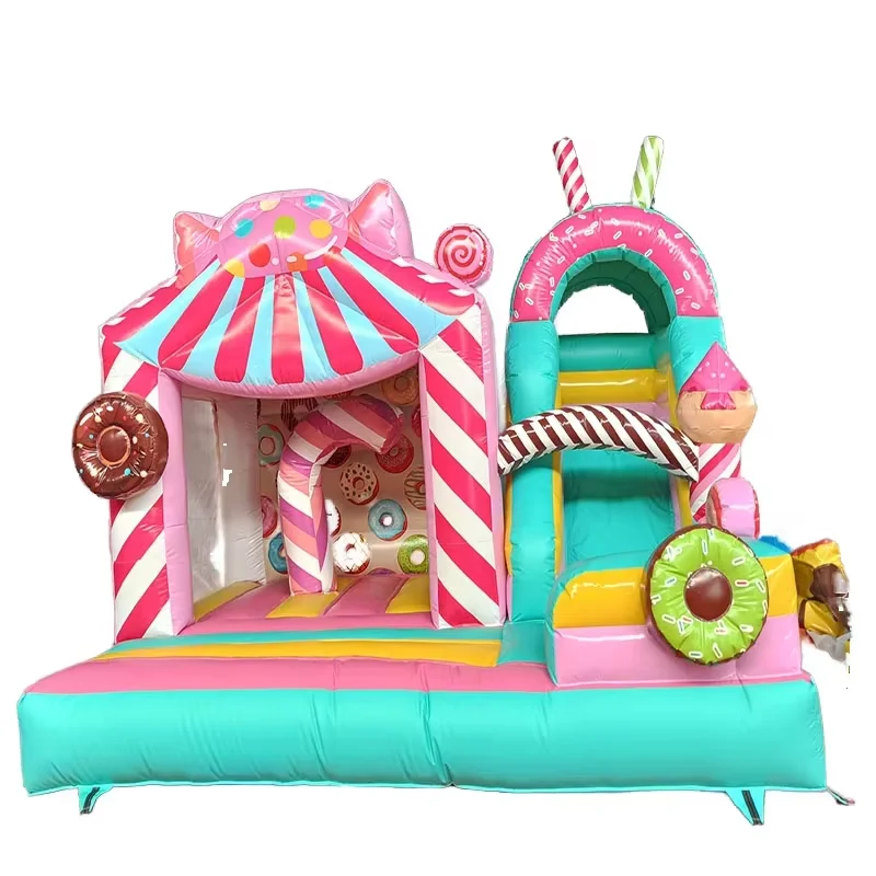 

Indoor and outdoor inflatable house with slide