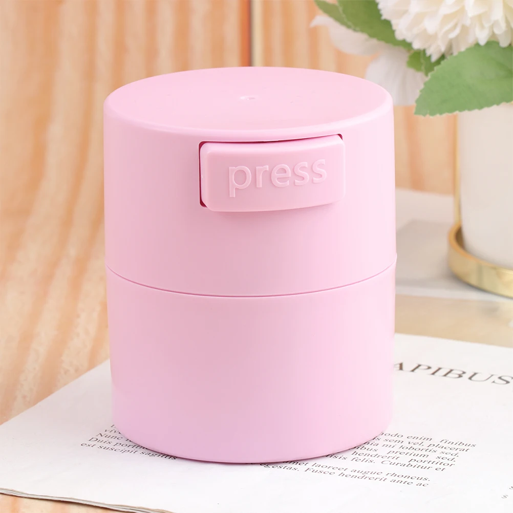 

2Pcs Eyelash Glue Jar Durable Lash Storage Container Portable Airtight Eyelash Extension Holder Storage Tank