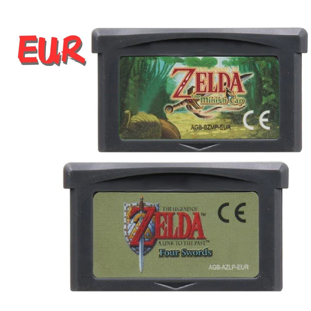 Hot Zelda GBA Game Card Cartridge 32 Bit Video Game Console Zelda Game Card Link To The Past Awakening DX Minish Cap image 3