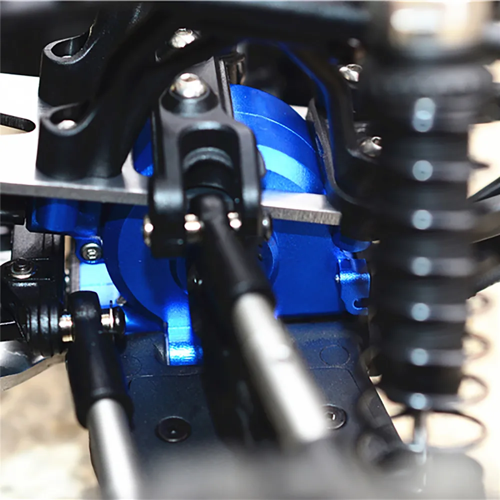 アルミ合金フロントギアボックスケース Losi 1/10 BAJA REY および ROCK REY RC カーアップグレードスペアパーツアクセサリー用