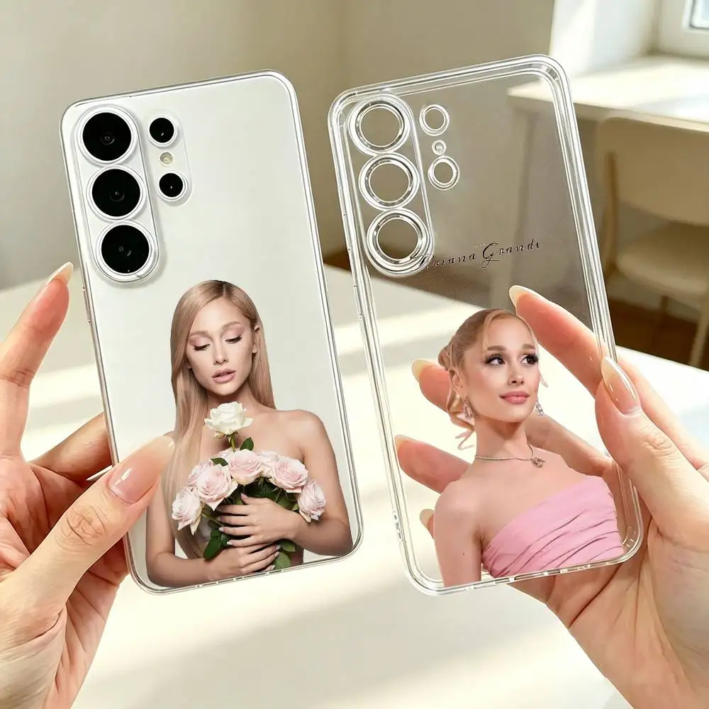 Ariana Grande-S Beauty-Y  Phone Case Transparent Silicone Soft For Samsung S25,S24,S21,S22,S23,S30,Ultra,S20,Plus,Fe Gift