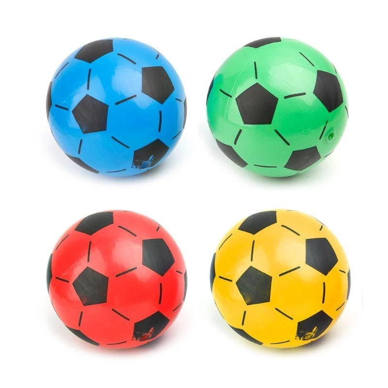 

Inflatable Football Kids Sports Beach Ball Elastic Rubber Children Toy Balls Outdoor Games Beach Sport Ball Toys