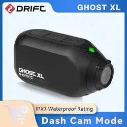 Drift Ghost XL Sport Action Camera 1080P Sport WiFi IPX7 Waterproof Wearable Live Stream Vlog Motorcycle Bicycle Helmet Cam