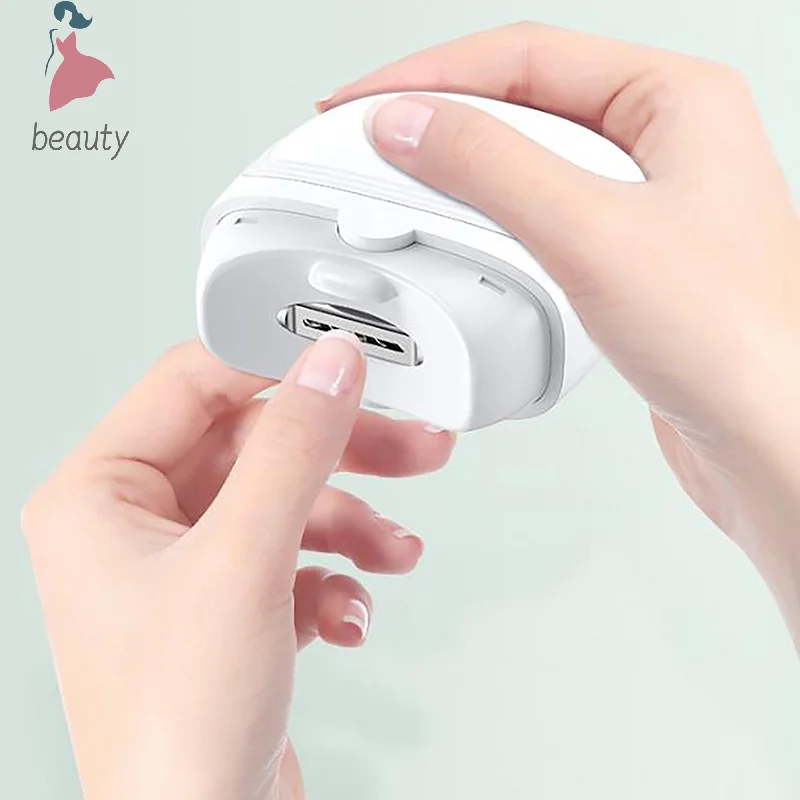 

Electric Automatic Nail Clippers For Adults Baby Pedicure Finger Toe Scissors Nail Debris Container Anti-Splash Manicure