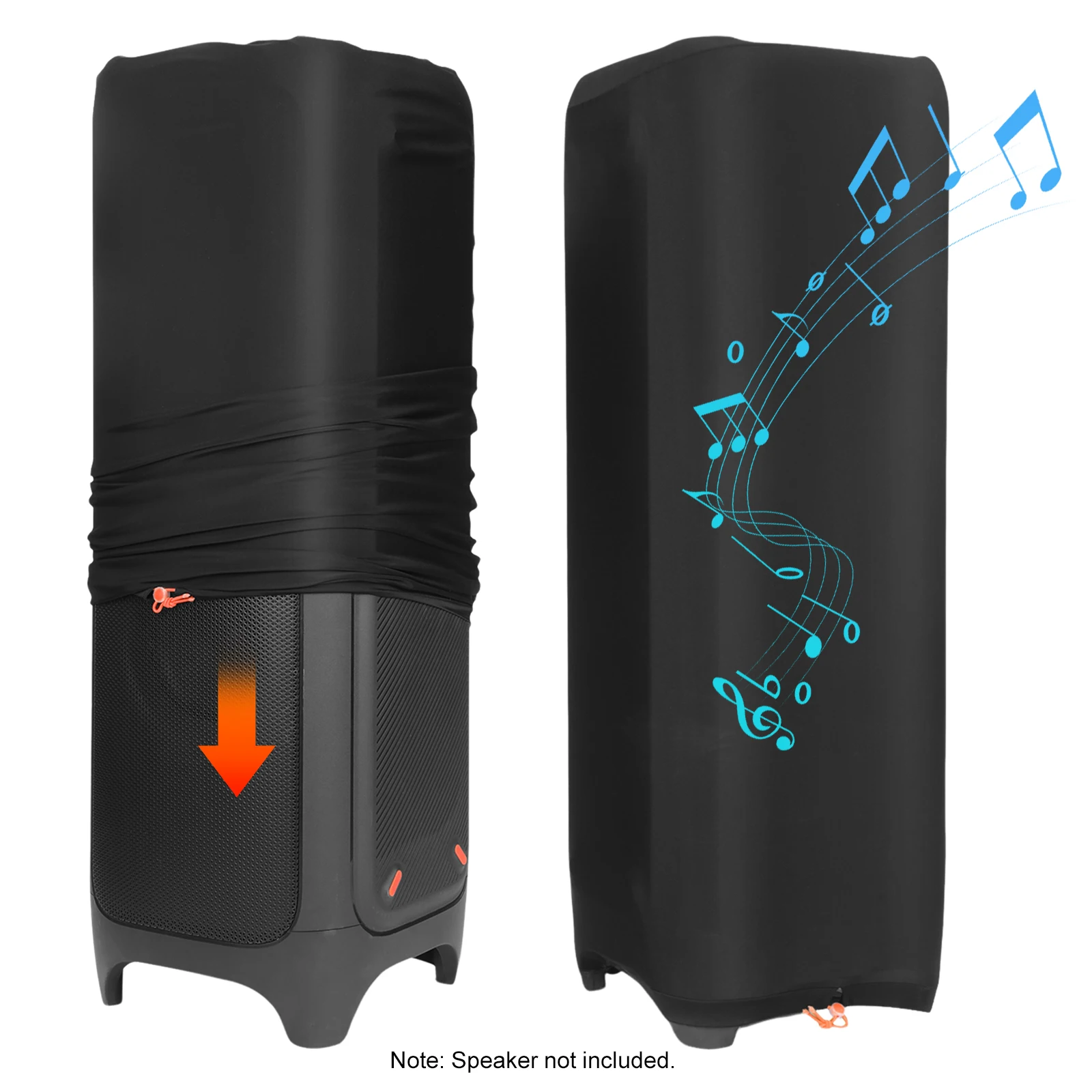 Dust Cover Stretch Portable Party Speaker Dust Case Cover Dustproof Sleeve Protector Accessories for JBL Partybox 1000