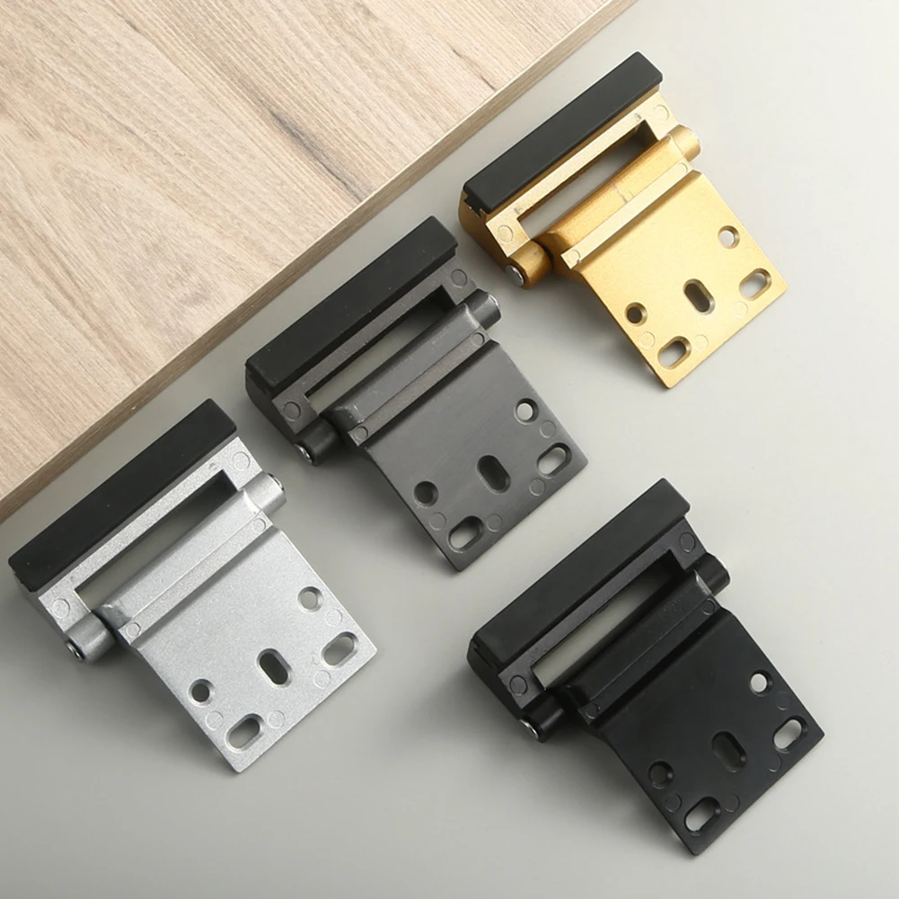 Punch Holes Lock Door Latch Anti-theft Design Door Decor Long-lasting Punch Holes Lock ​ Vintage Easy Installation