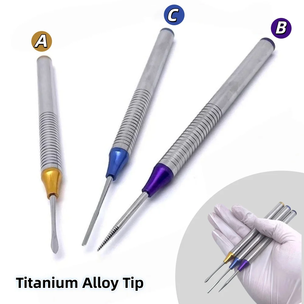 Dental Broken Root Drill Remnant Extractor Dental Dental Extractor Apical Root Fragments Drill Titanium Tip Flexible