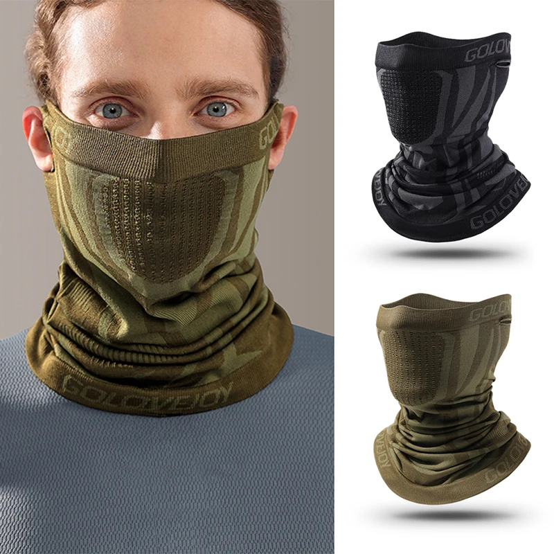

Thermal Face Bandana Mask Cover Cycling Breathable Hanging Ear Headwear Bicycle Windproof Neck Cover Neck Protector Riding Scarf
