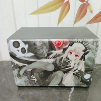 Yugioh A Bao A Qu, the Lightless Shadow Deck Box High-Capacity Yu-Gi-Oh! OCG PTCG Trading Cards Pu Leather Storage Box 200+