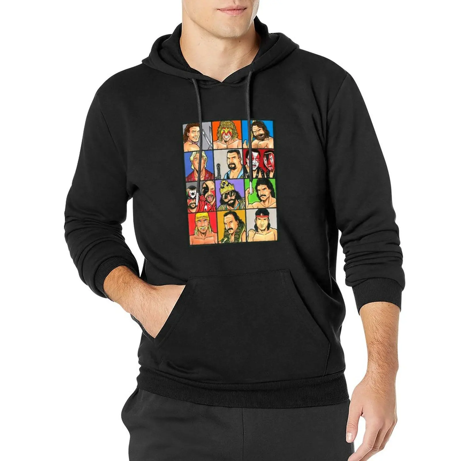 

90s wrestling Essential Pullover Hoodie aesthetic clothing male clothes tracksuit