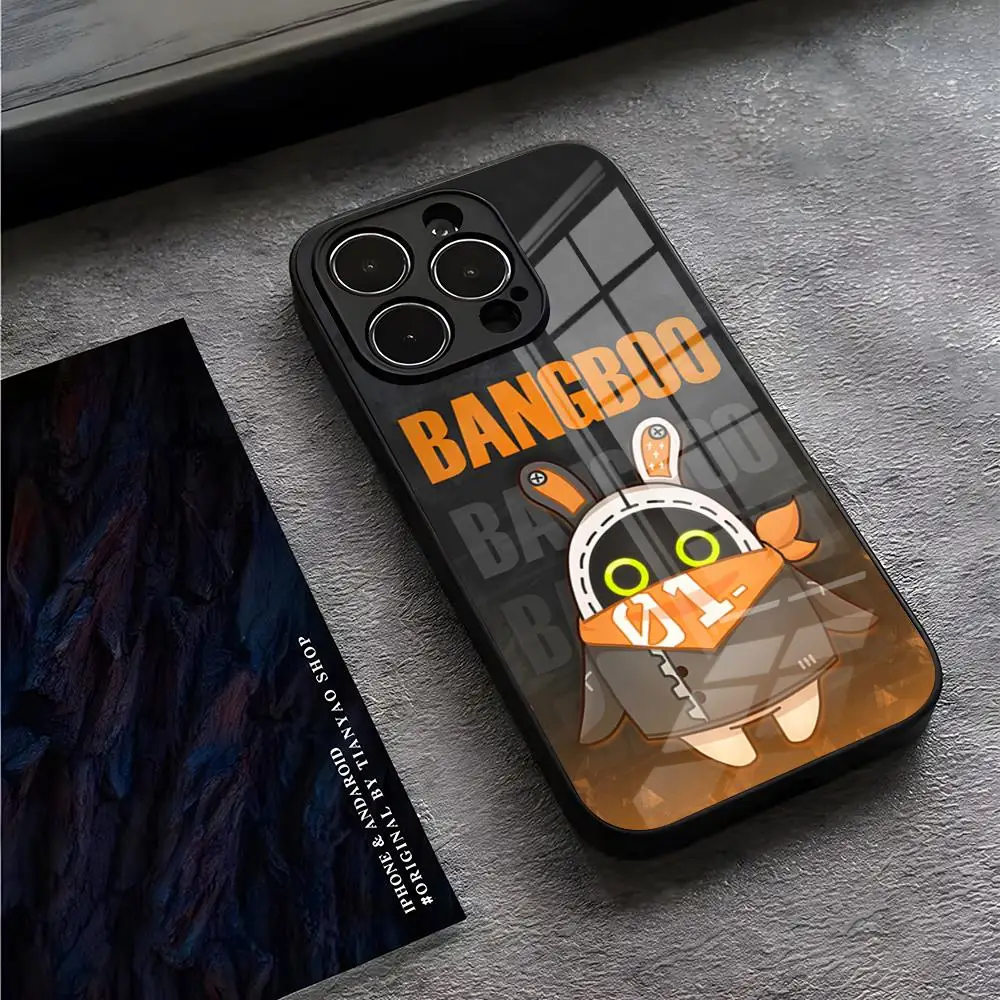 Zenless Zone Zero Bangboo ZZZ Phone Case For IPhone 13 Pro Max 14 Plus 12 Mini 11 15 X XR XS 8 7 Plus SE Tempered Glass Cover