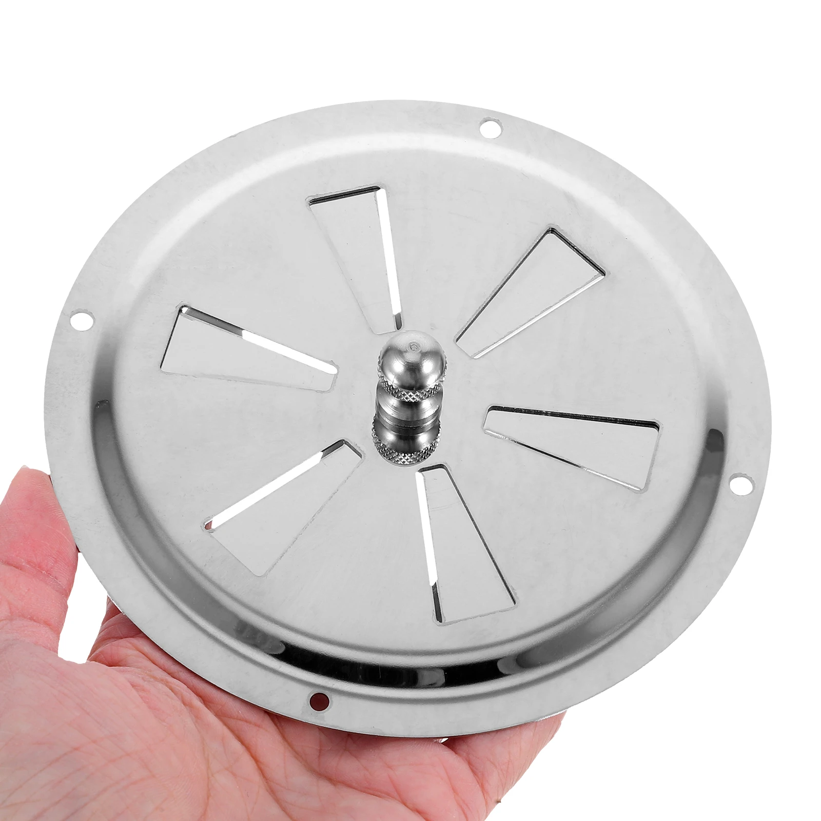 

Stainless Steel Air Vent Louvered Plate Exhaust Vent Opening Closing for Grill Smoker Ventilation Outlet Cover