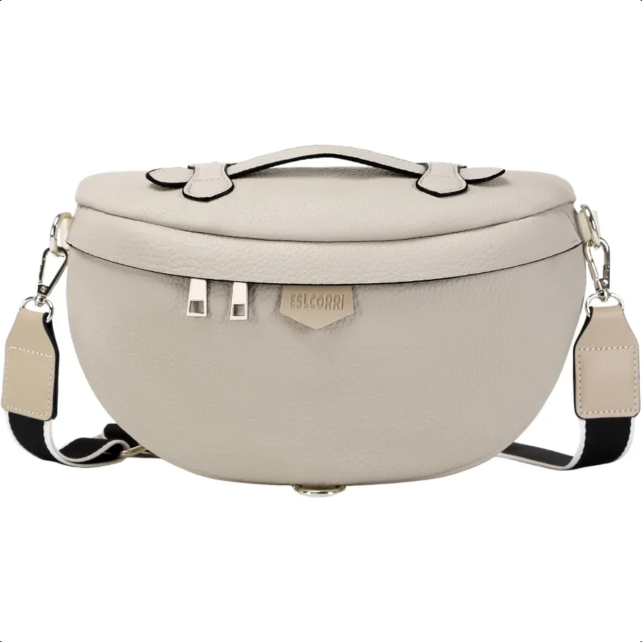 

Eslcorri Crossbody Bags for Women Fashion Sling Purse Shoulder Bag Fanny Pack Leather Causal Chest Bum Bag Cross Body Purse