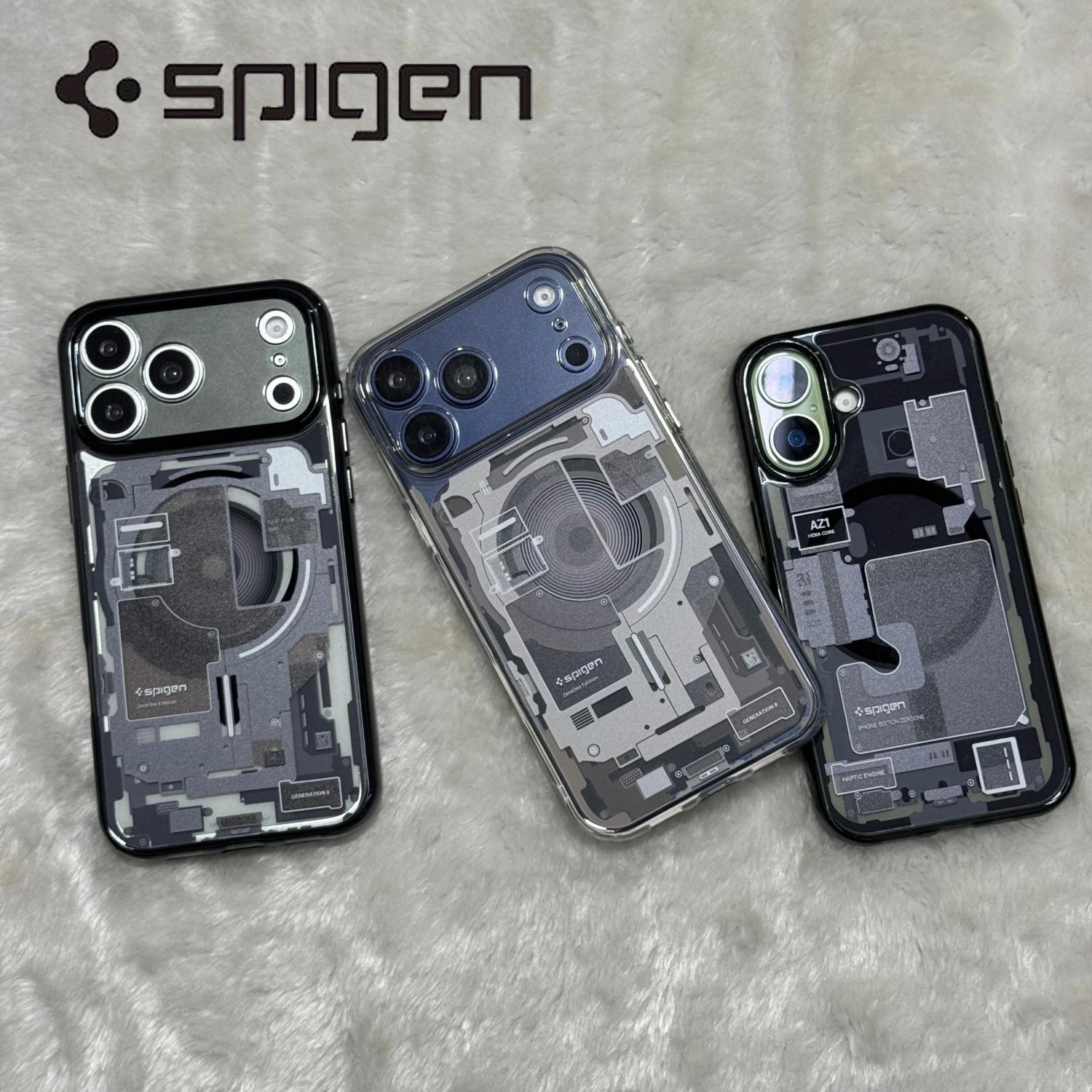 Capa Original Spigen com Tecnologia Magnética para iPhone 17 Pro Max, Capa Protetora Transparente de Acrílico para 17 Pro