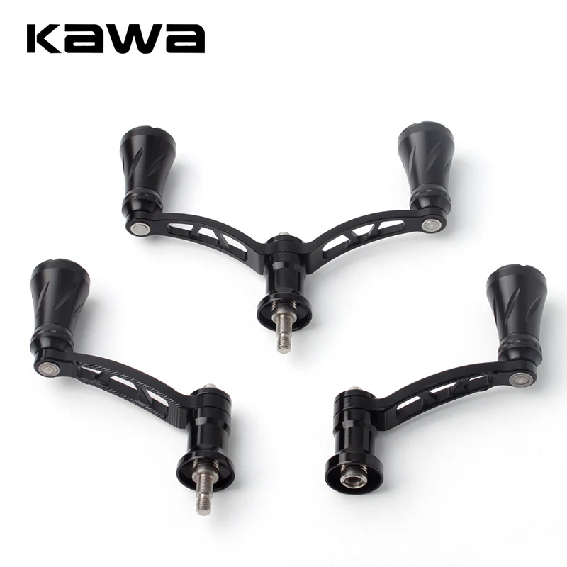 buy kawa fishing reel double handle Kawa New Fishing Reel Double Handle Alloy Materails Rocker For Shi/D Type  Spinning Reel Length 105mm Weight 28/38g DIY Accessory
