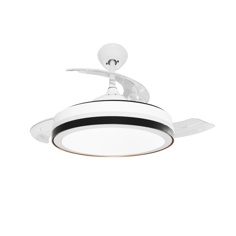 

Chandelier Ceiling Fans With Retractable Blades Ceiling Fans Hidden Wings Less Noise