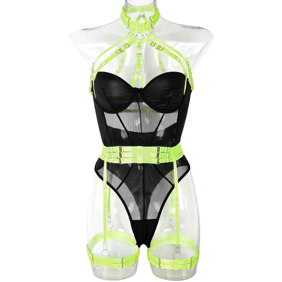 Women Sexy Exotic Set See Through Thin Lingerie Bodysuit Elegant Ladies Underwear Romper Ladies Party Club Exotic Apparel