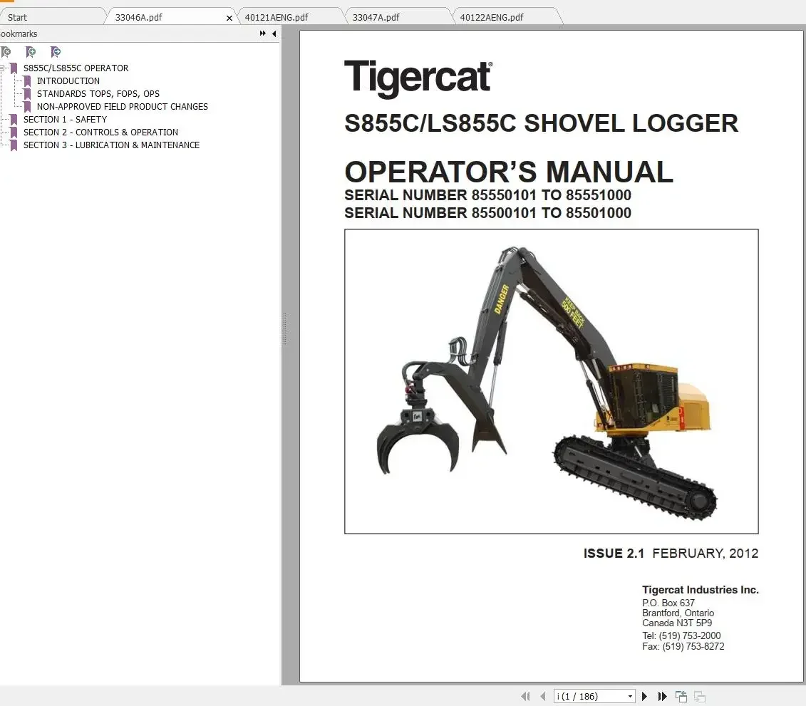 

TruckEPC Tigercat Machine 35GB PDF 2021 Service Manual & Operator's Manual DVD