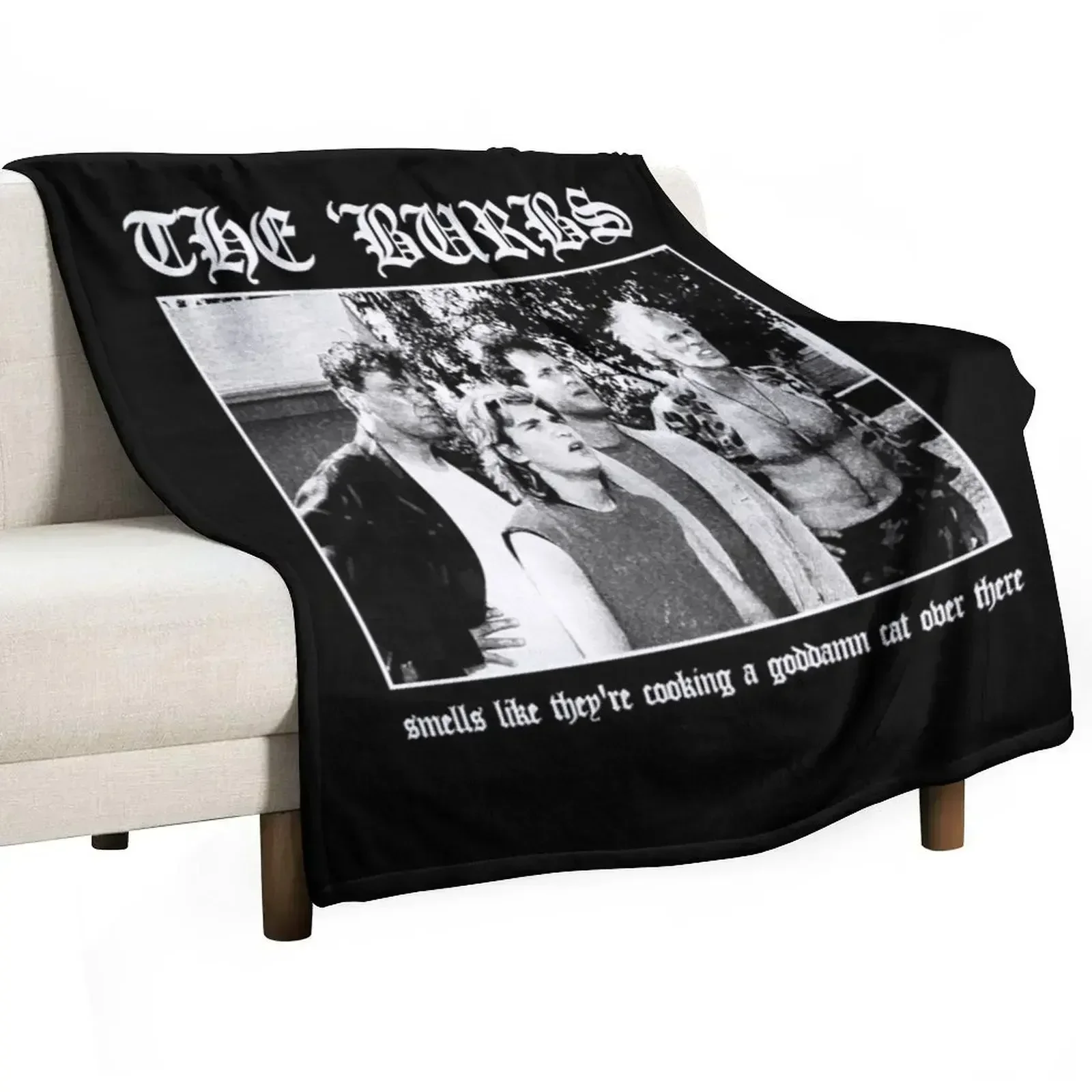 The Burbs - Smells Like They're Cooking A Goddamn Cat Over There Throw Blanket Shaggy Stuffeds Custom Blankets
