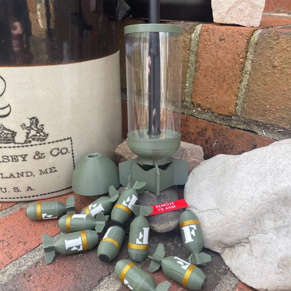 New Product 2025 Cluster F-Bomb Stress Relieving Fun Bomb Marine Corps Gift Men's Gift Crafts Desktop Decoration Ornament