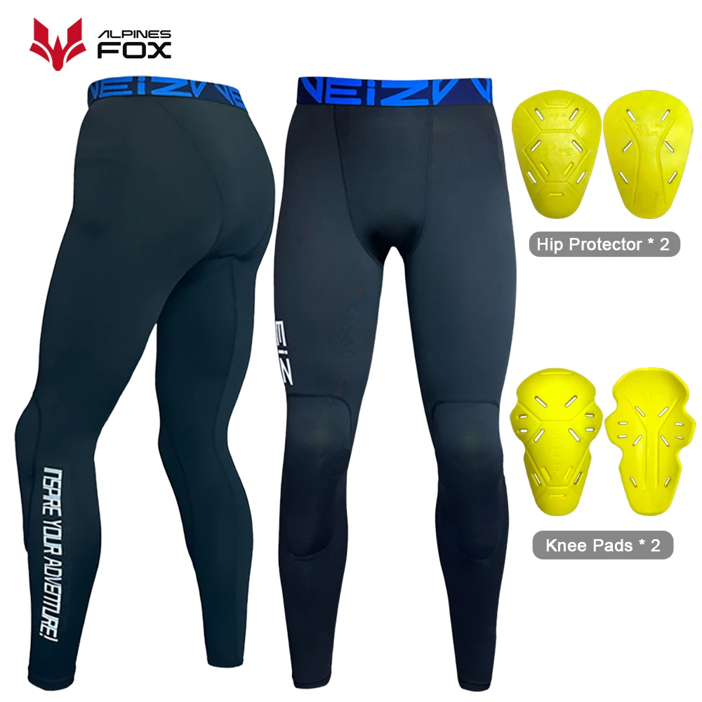 Motorcycle Compression Pants Summer Motorbike Riding Breathable Protective Trou…