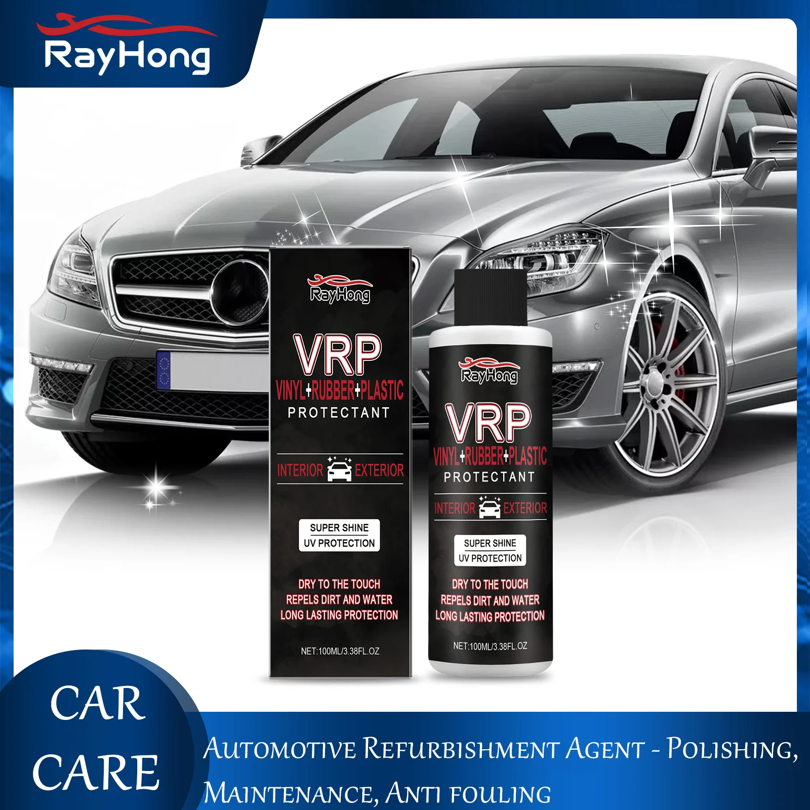 RAYHONG Car Refurbishing Agent - Polish, Protect & Antifouling | Scratch Repair & Detailing Care for Car Cleaning