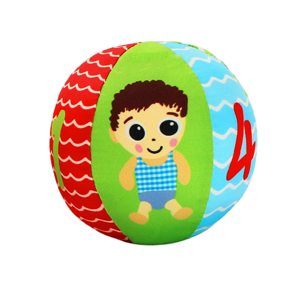 Pelota de Agarre para Bebés de 10x10 cm, para el Aprendizaje Temprano, Entrenamiento, Pelota Sensorial Colorida, Juego al Aire Libre, Educativa