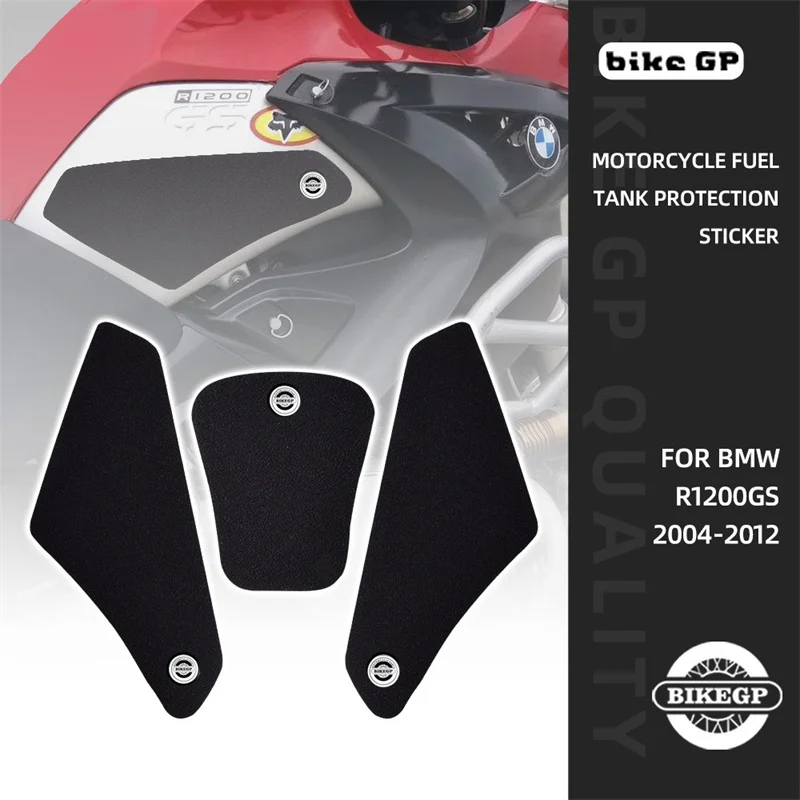 

Motorcycle Tank Pad Sticker Decals For BMW R1200GS 2004-2012 Rubber Matte Non-slip Protector Cover Graphics Kit