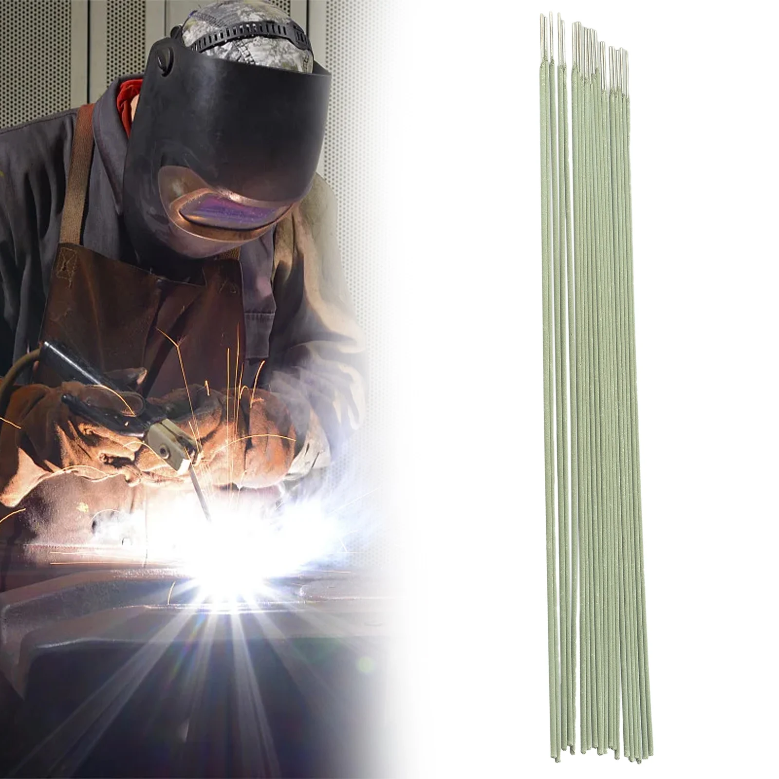 

20pcs 304 Stainless Steel Electrode A102 Solder Wires 1.0mm- 4.0mm Welding Rod Welding Consumables Welding Rod