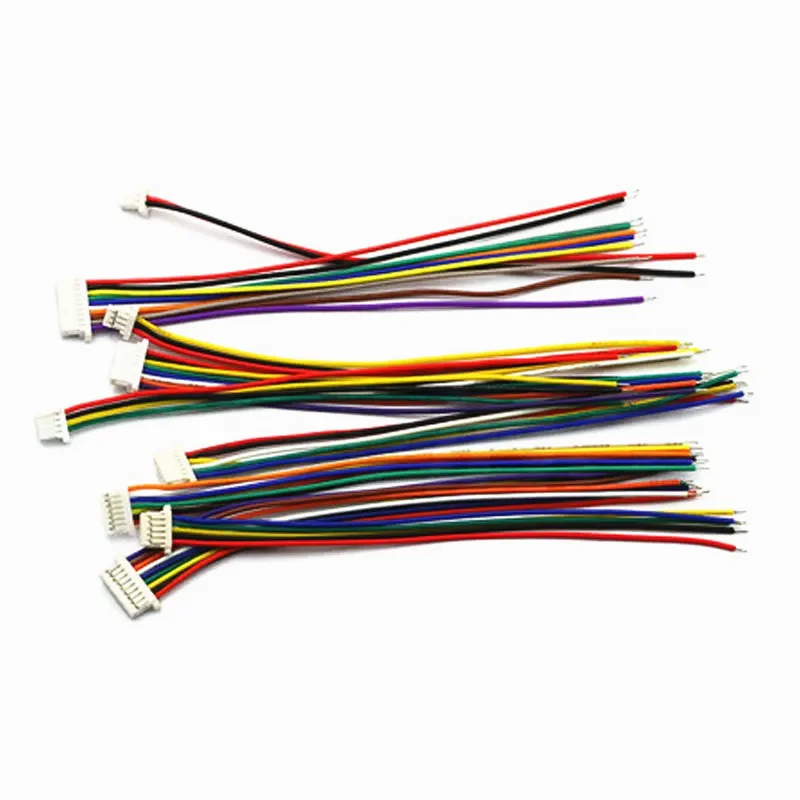 5/10pcs Sh 1.0 Jst Sh1.0 2/3/4/5/6/7/8 Pin Female Plug Wire Terminal Cable Connector Single Electronic Line 28awg 10cm