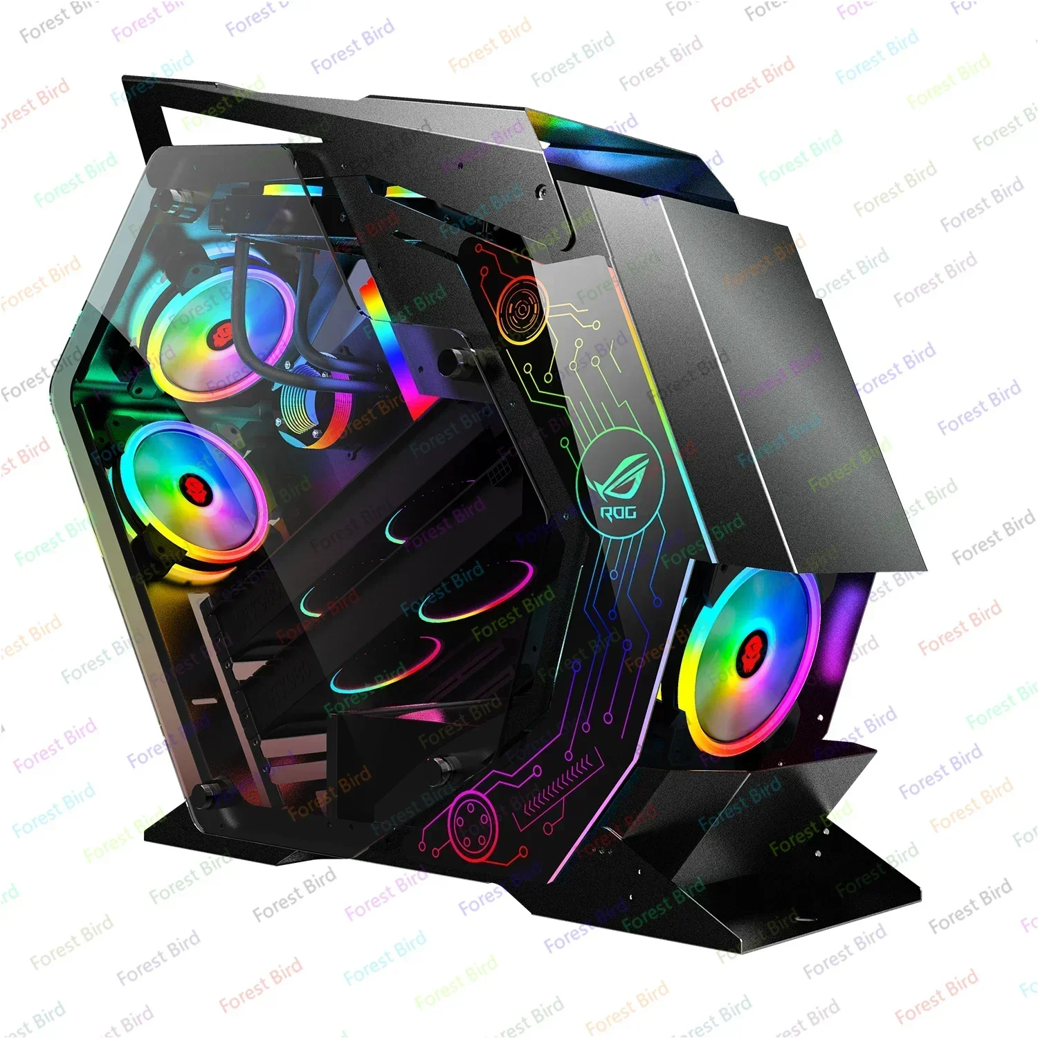 Computer Case Casing Box High-End Customized Unusual Design ATX Full Tower PC Gaming Cabinet High-End Heterosexual Design