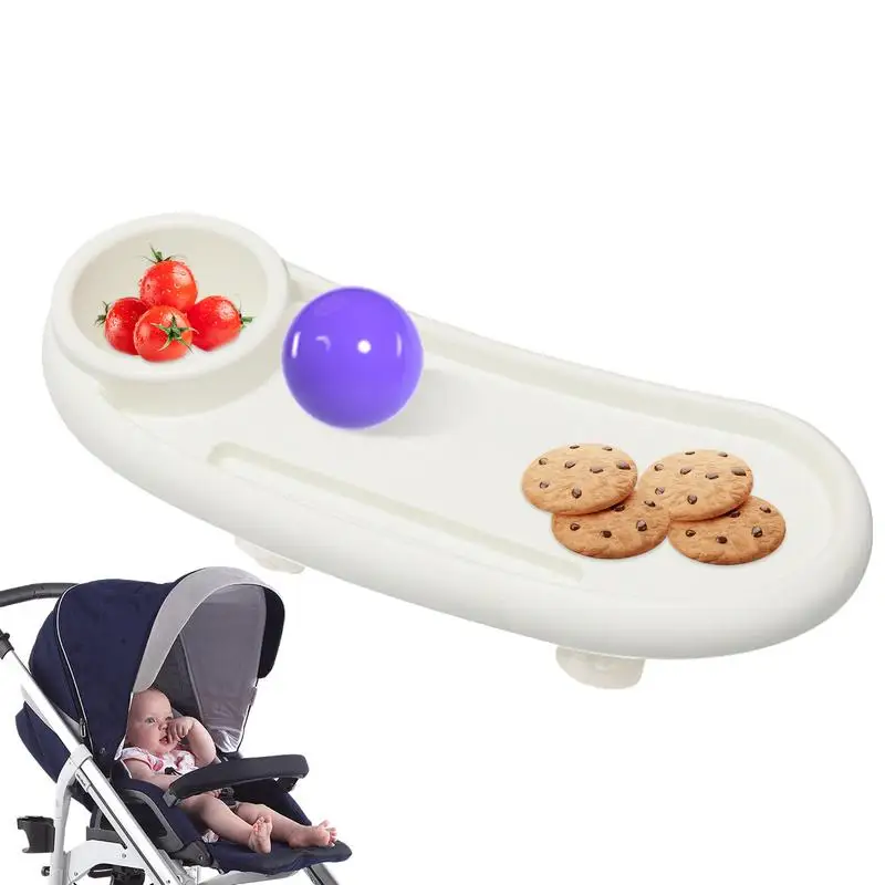 Stroller Snack Holder Adjustable high quality space saving unique stylish Attachment Tray For Snacks Accessories Phone Holder