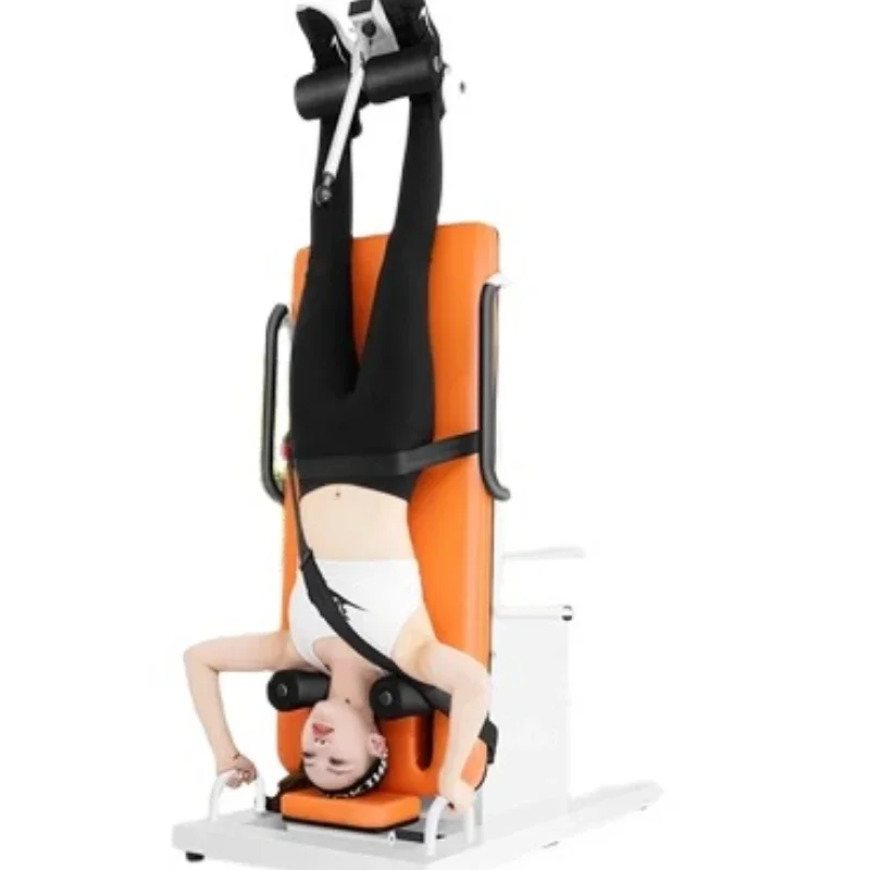 

Multifunctional electric handstand fitness equipment assisted traction for full body lumbar and lumbar spine stretching