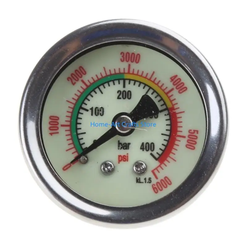Y3NA Air Guage with Stainless Steel Frame 0-6000/0-40MPa Manometer Measure